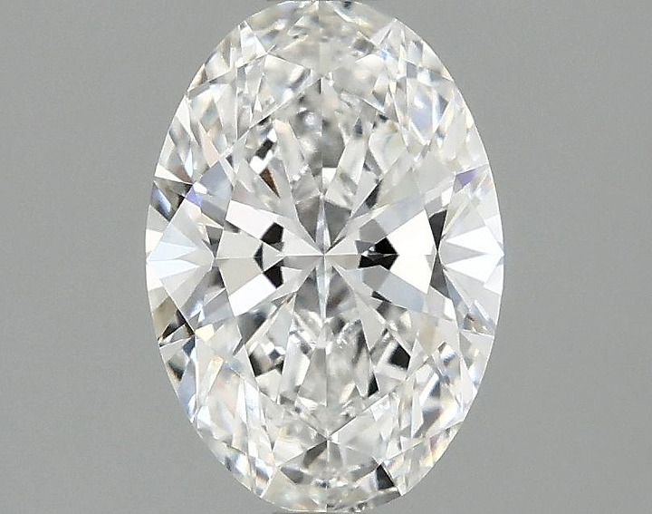 1.54 Carat Oval Shaped Ideal Cut VVS2 IGI Certified Lab Grown Diamond