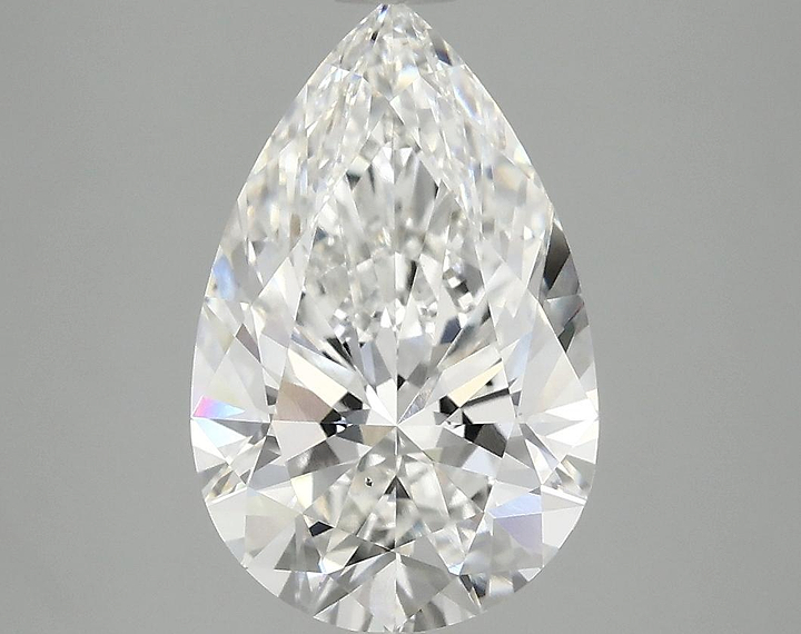 3.08 Carat Pear Shaped Ideal Cut VS2 IGI Certified Lab Grown Diamond