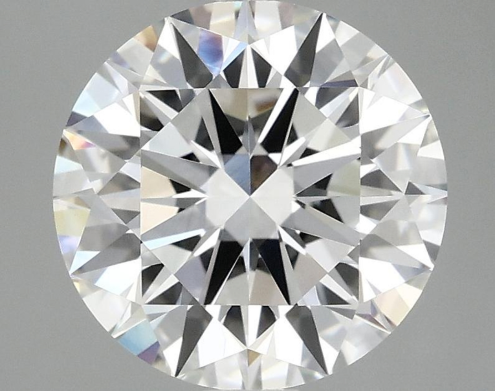 3.09 Carat Round Shaped Ideal Cut VVS2 IGI Certified Lab Grown Diamond