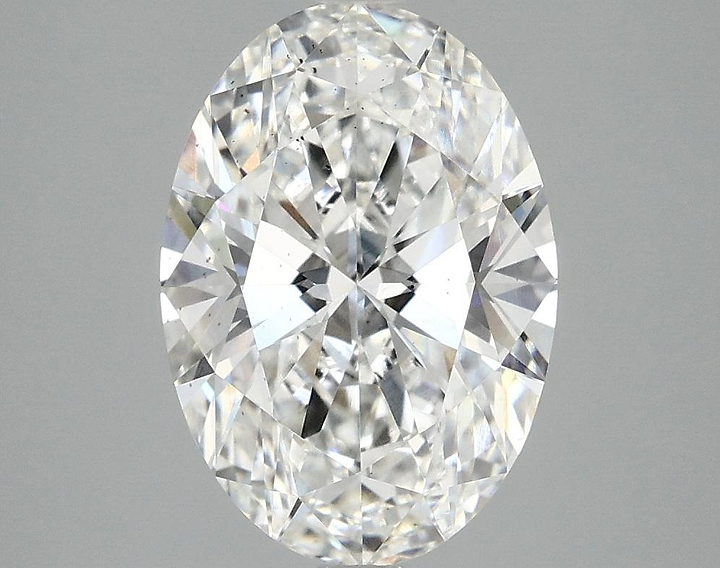 3.08 Carat Oval Shaped Ideal Cut SI1 IGI Certified Lab Grown Diamond