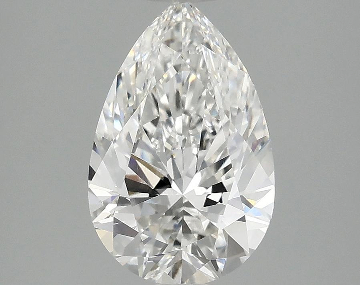 2.05 Carat Pear Shaped Ideal Cut VVS2 IGI Certified Lab Grown Diamond