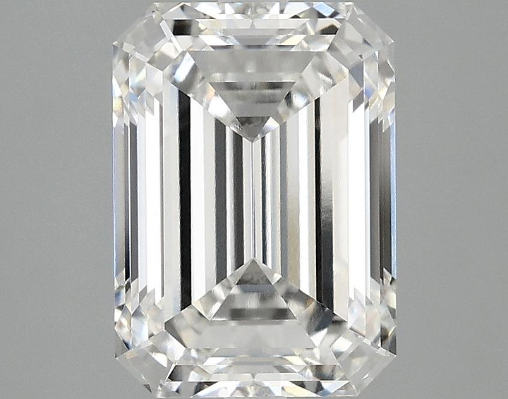 3.1 Carat Emerald Shaped Ideal Cut VVS1 IGI Certified Lab Grown Diamond