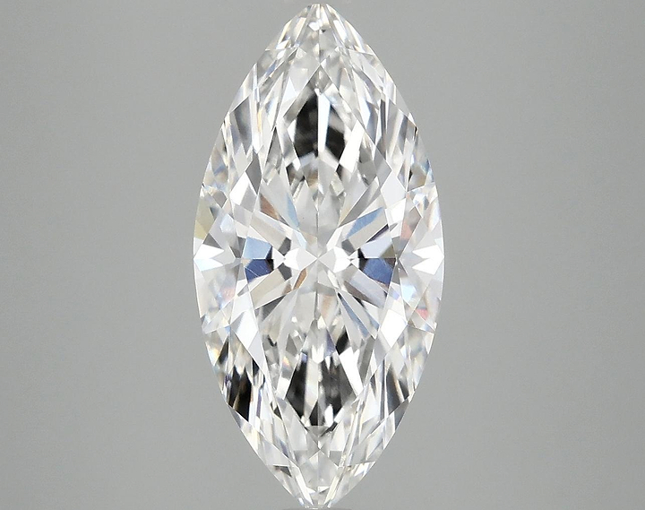 3.03 Carat Marquise Shaped Excellent Cut VVS2 IGI Certified Lab Grown Diamond