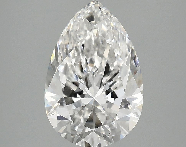 2.59 Carat Pear Shaped Excellent Cut VVS2 IGI Certified Lab Grown Diamond