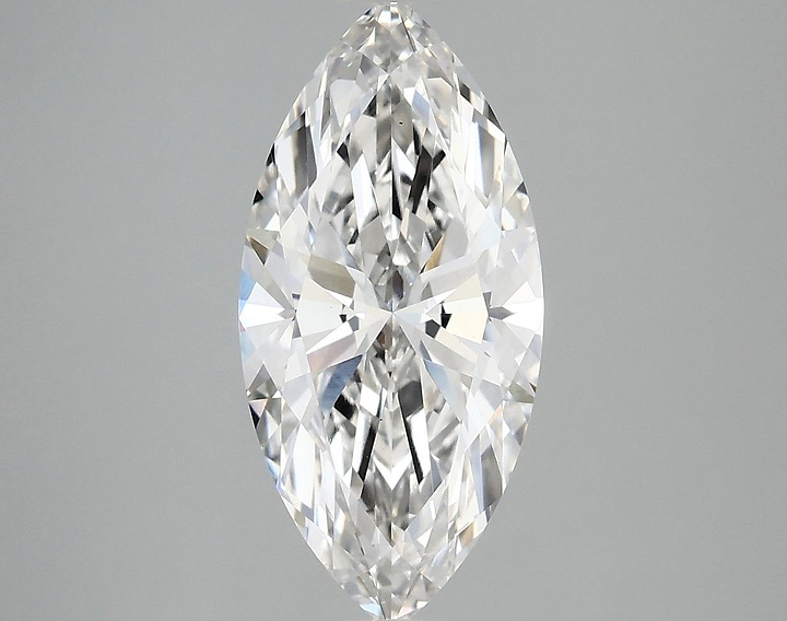 2.56 Carat Marquise Shaped Excellent Cut VS1 IGI Certified Lab Grown Diamond