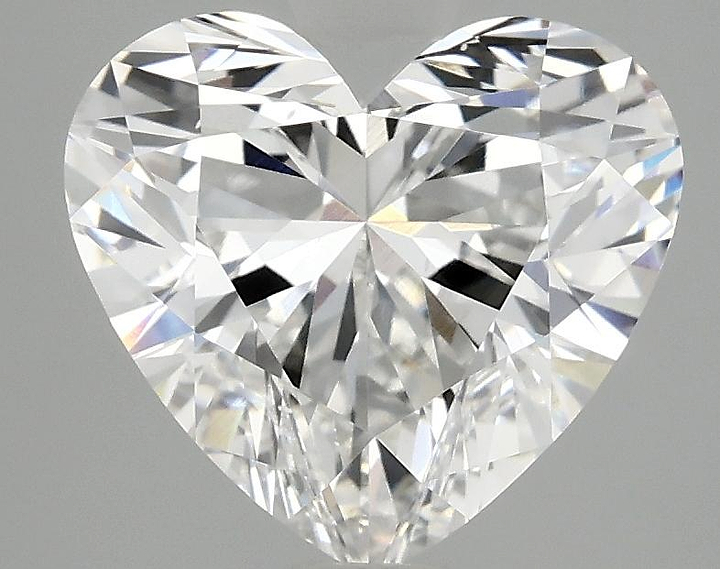 3.06 Carat Heart Shaped Ideal Cut VS2 IGI Certified Lab Grown Diamond