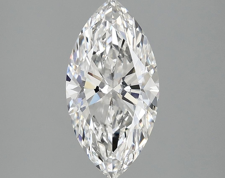 2.08 Carat Marquise Shaped Ideal Cut VVS2 IGI Certified Lab Grown Diamond
