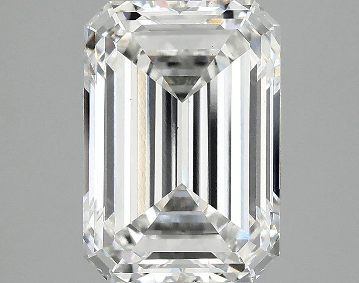 2.97 Carat Emerald Shaped Ideal Cut VS1 IGI Certified Lab Grown Diamond