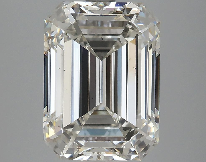 5.07 Carat Emerald Shaped Excellent Cut VS2 IGI Certified Lab Grown Diamond