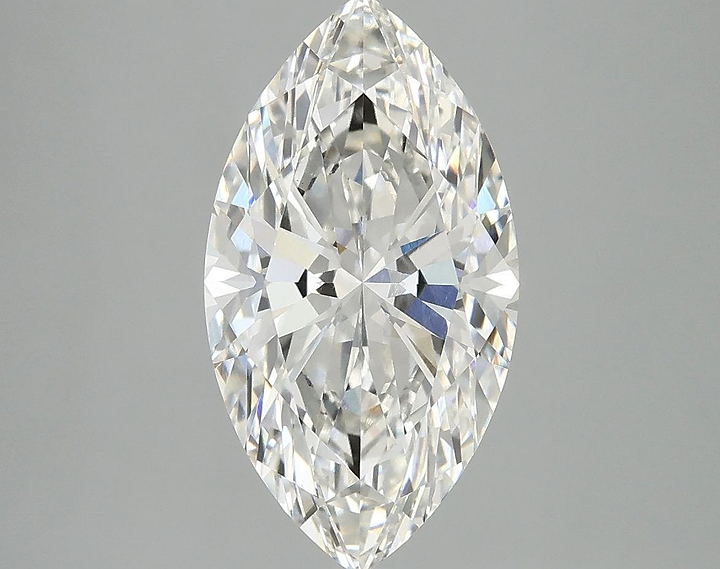 3.06 Carat Marquise Shaped Excellent Cut VVS2 IGI Certified Lab Grown Diamond