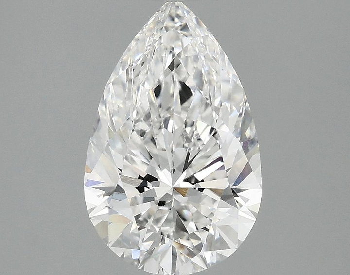 2.09 Carat Pear Shaped Ideal Cut VVS2 IGI Certified Lab Grown Diamond