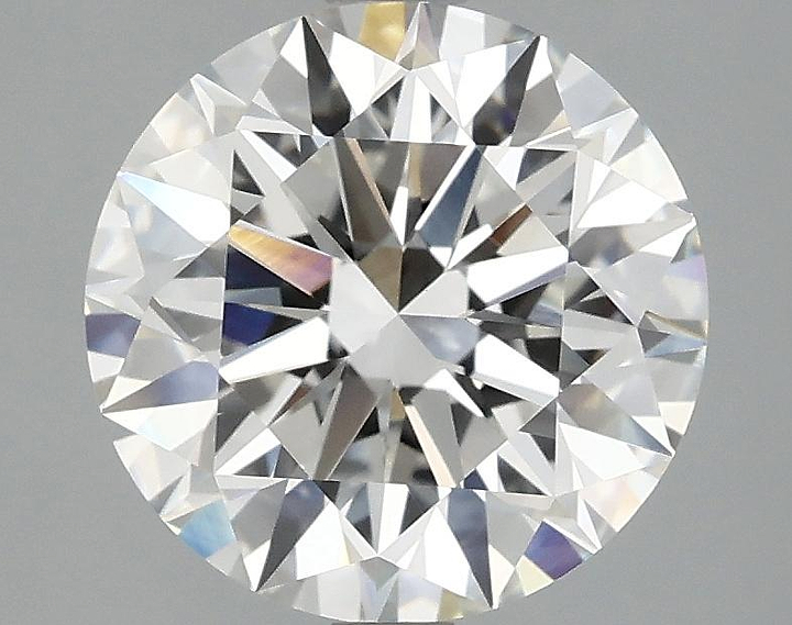 3.07 Carat Round Shaped Excellent Cut VVS2 IGI Certified Lab Grown Diamond