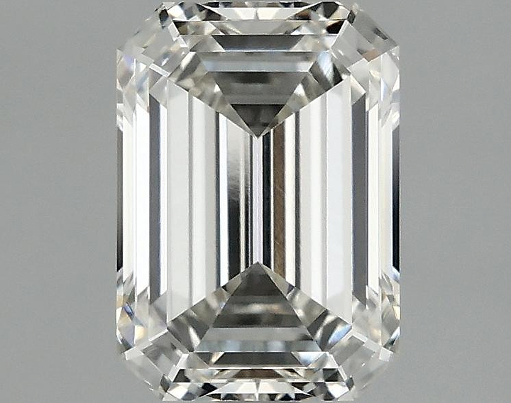 2.06 Carat Emerald Shaped Ideal Cut VVS2 IGI Certified Lab Grown Diamond