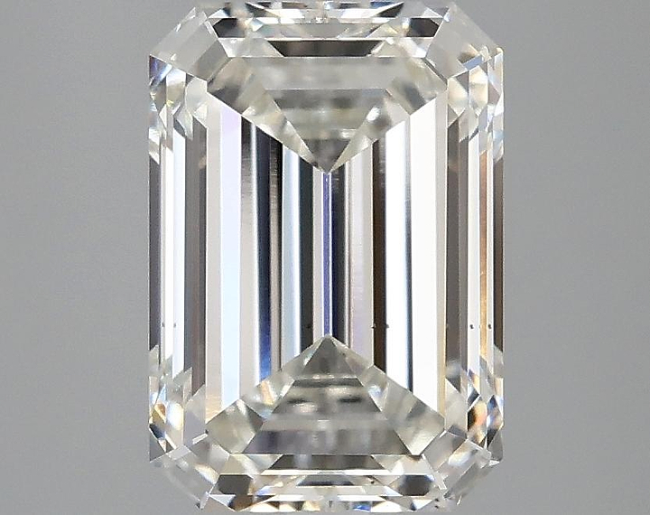 2.98 Carat Emerald Shaped Ideal Cut VS2 IGI Certified Lab Grown Diamond