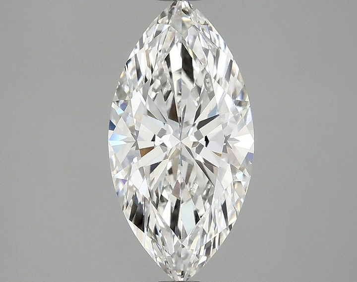 2.02 Carat Marquise Shaped Ideal Cut VVS1 IGI Certified Lab Grown Diamond