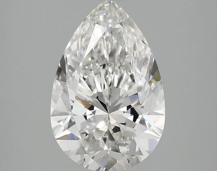 2.52 Carat Pear Shaped Excellent Cut VS2 IGI Certified Lab Grown Diamond