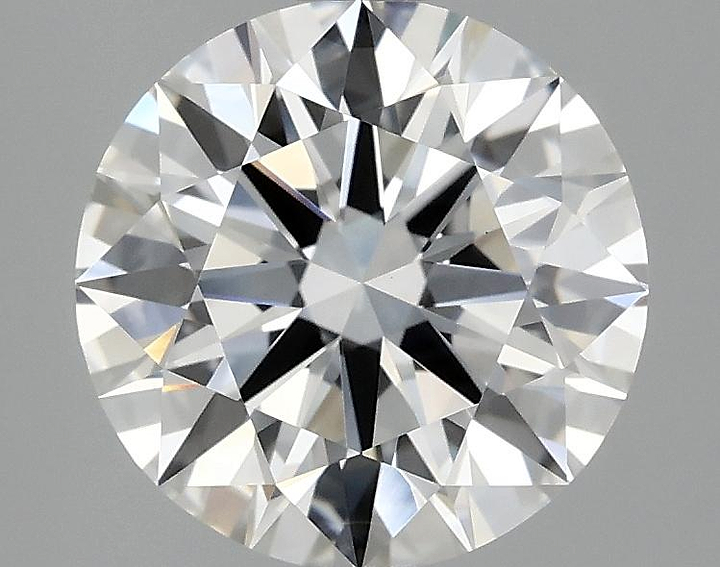 2.57 Carat Round Shaped Ideal Cut VVS2 IGI Certified Lab Grown Diamond
