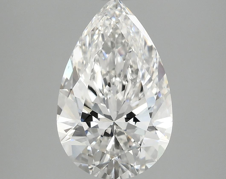 3.09 Carat Pear Shaped Ideal Cut VS1 IGI Certified Lab Grown Diamond