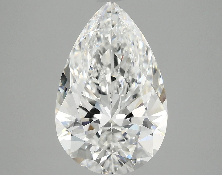 4.07 Carat Pear Shaped Ideal Cut VS1 IGI Certified Lab Grown Diamond