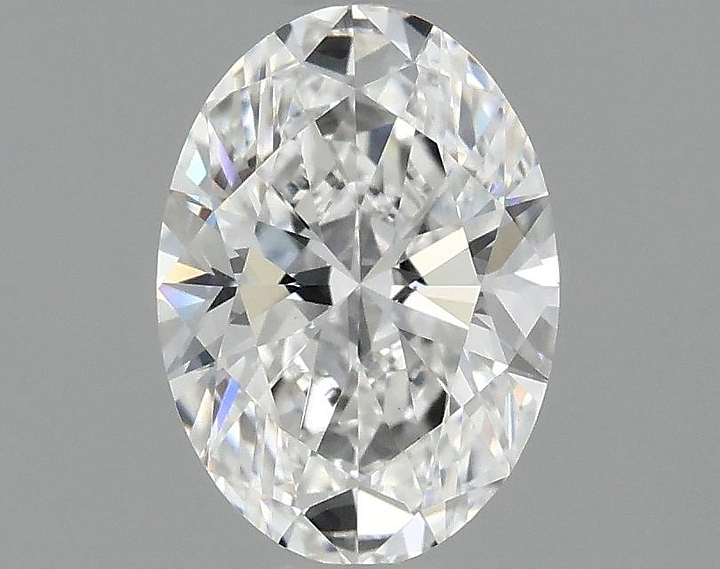 0.97 Carat Oval Shaped Ideal Cut VVS2 IGI Certified Lab Grown Diamond