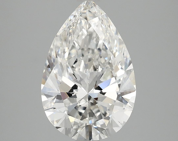 3.06 Carat Pear Shaped Excellent Cut VS1 IGI Certified Lab Grown Diamond