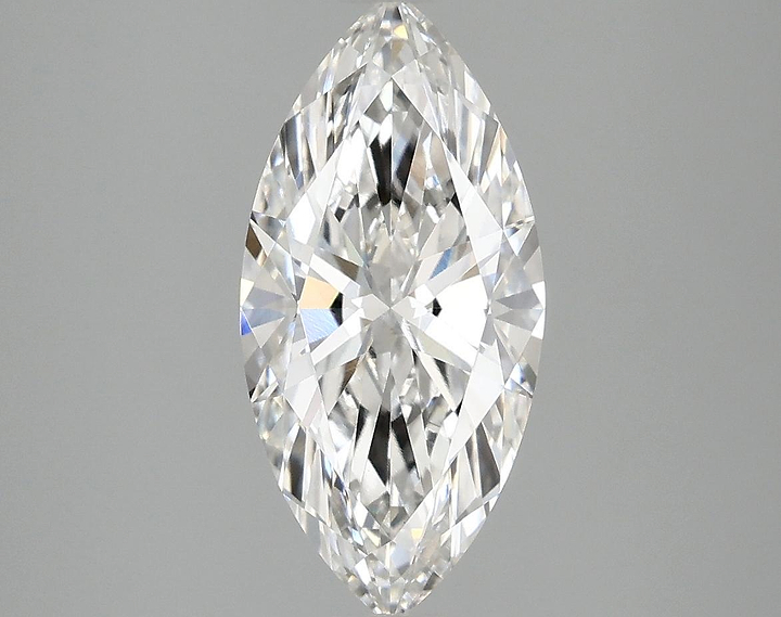 1.97 Carat Marquise Shaped Excellent Cut VVS2 IGI Certified Lab Grown Diamond