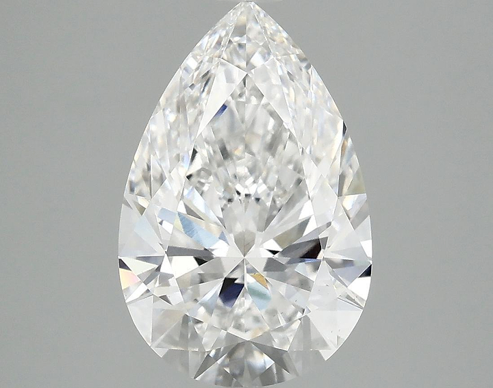 3.07 Carat Pear Shaped Excellent Cut VS2 IGI Certified Lab Grown Diamond