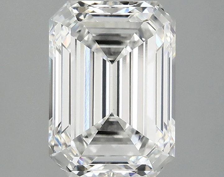 2.56 Carat Emerald Shaped Excellent Cut VS1 IGI Certified Lab Grown Diamond