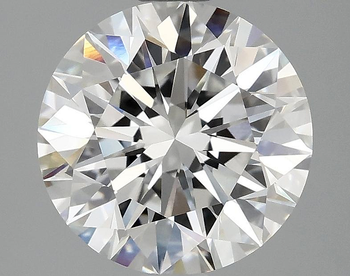 3.06 Carat Round Shaped Excellent Cut VVS2 IGI Certified Lab Grown Diamond