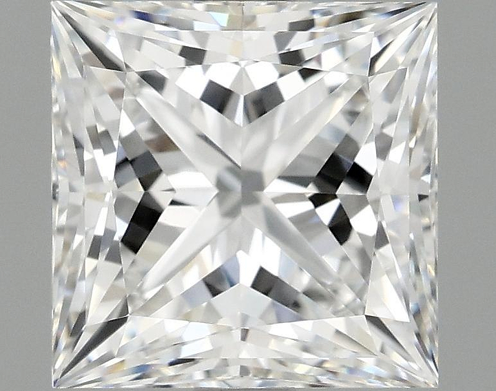 1.98 Carat Princess Shaped Ideal Cut VVS2 IGI Certified Lab Grown Diamond