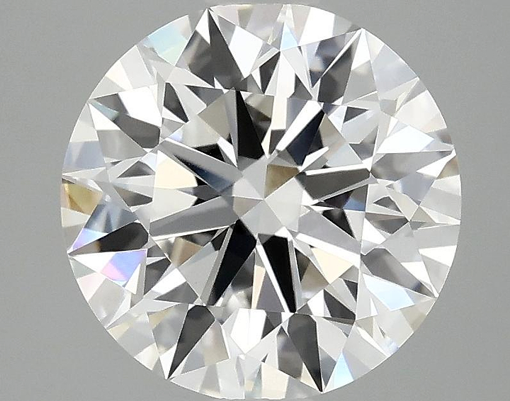 3.09 Carat Round Shaped Ideal Cut VVS2 IGI Certified Lab Grown Diamond