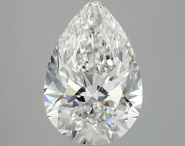 3.02 Carat Pear Shaped Excellent Cut VVS2 IGI Certified Lab Grown Diamond