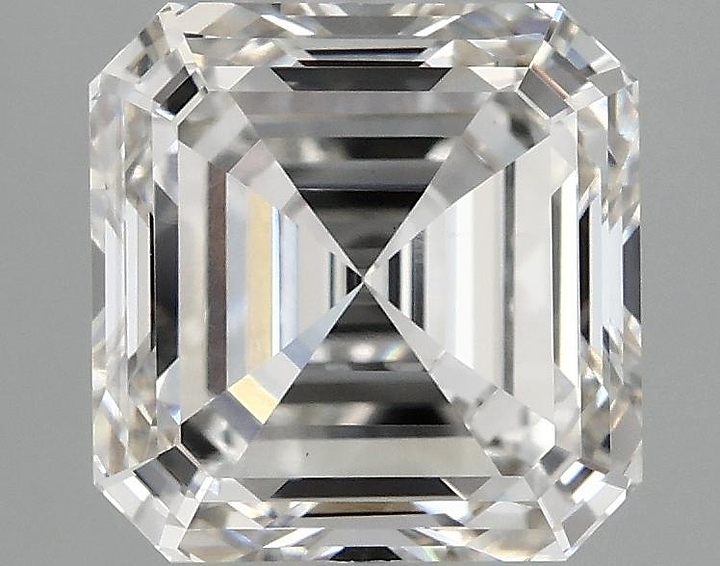 2.47 Carat Asscher Shaped Ideal Cut VVS2 IGI Certified Lab Grown Diamond