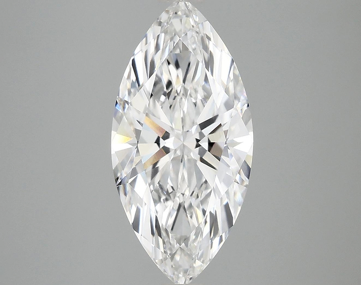 3.07 Carat Marquise Shaped Excellent Cut VVS2 IGI Certified Lab Grown Diamond