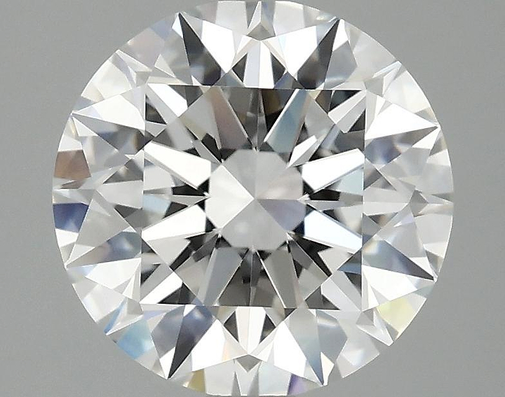 3.04 Carat Round Shaped Ideal Cut VVS2 IGI Certified Lab Grown Diamond