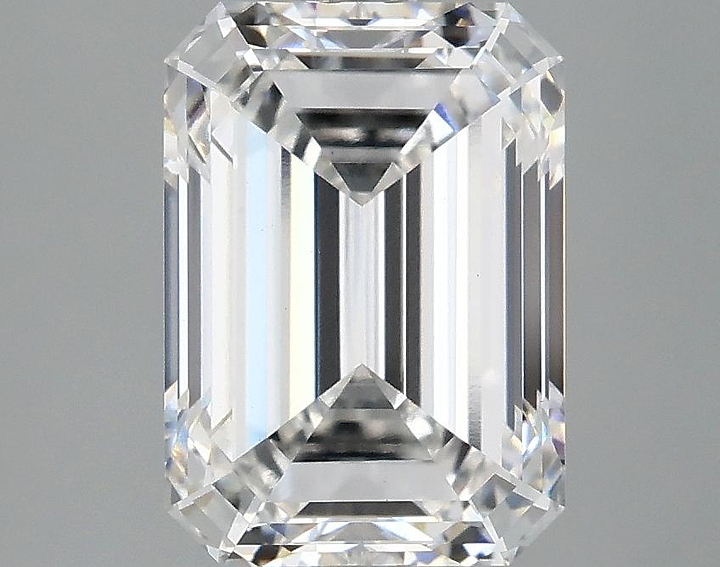 3.09 Carat Emerald Shaped Ideal Cut VS1 IGI Certified Lab Grown Diamond