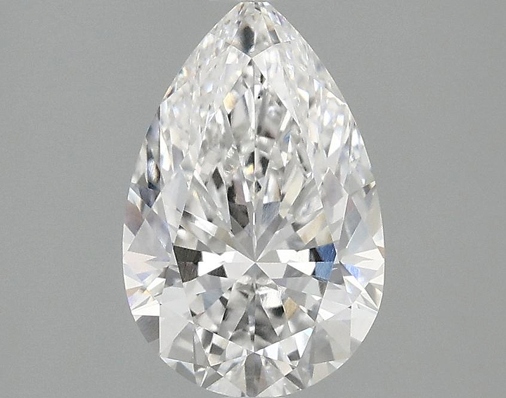 1.58 Carat Pear Shaped Ideal Cut VS1 IGI Certified Lab Grown Diamond