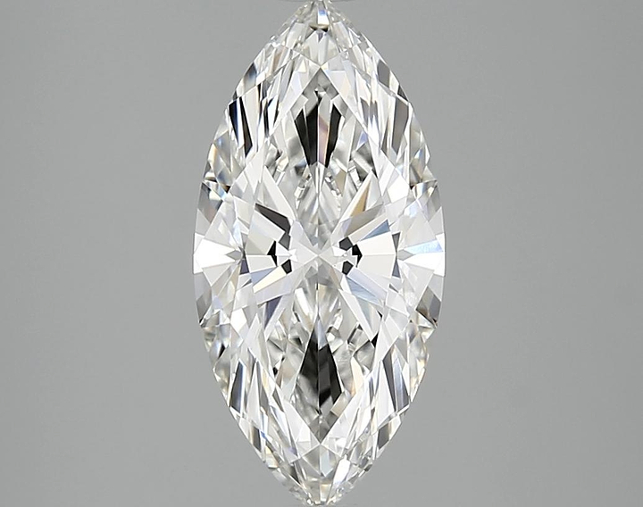 2.08 Carat Marquise Shaped Excellent Cut VVS2 IGI Certified Lab Grown Diamond