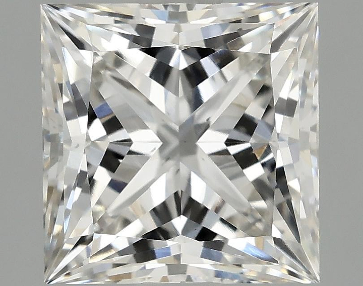 2.09 Carat Princess Shaped Ideal Cut VS2 IGI Certified Lab Grown Diamond