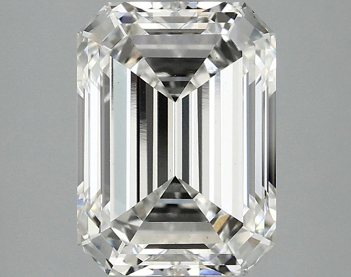 3.04 Carat Emerald Shaped Excellent Cut VS1 IGI Certified Lab Grown Diamond