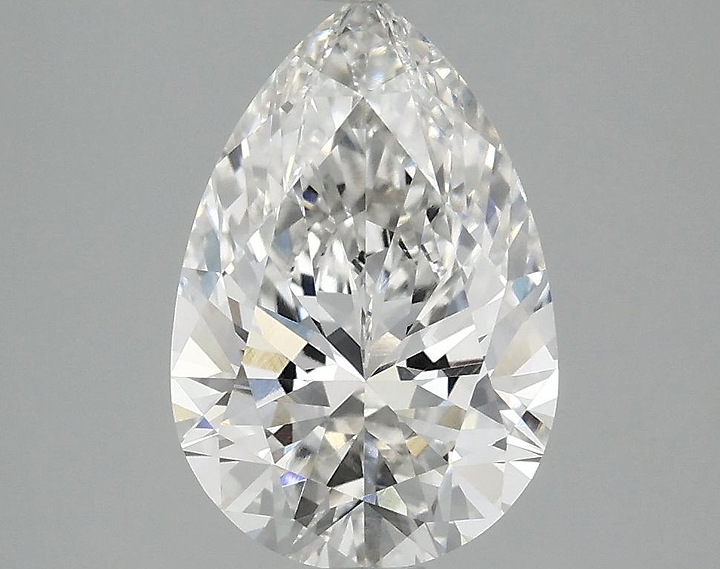 2.52 Carat Pear Shaped Excellent Cut VS1 IGI Certified Lab Grown Diamond