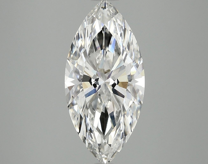 3.1 Carat Marquise Shaped Excellent Cut VVS2 IGI Certified Lab Grown Diamond