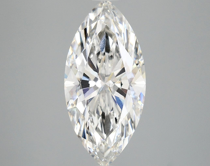 3.07 Carat Marquise Shaped Excellent Cut VVS2 IGI Certified Lab Grown Diamond