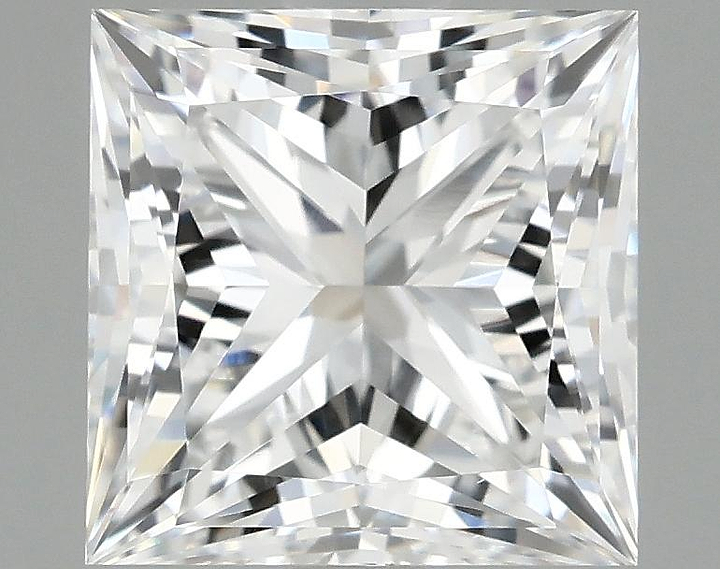 2.05 Carat Princess Shaped Ideal Cut VVS2 IGI Certified Lab Grown Diamond