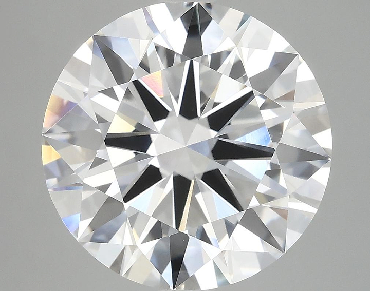5.92 Carat Round Shaped Ideal Cut VVS2 IGI Certified Lab Grown Diamond