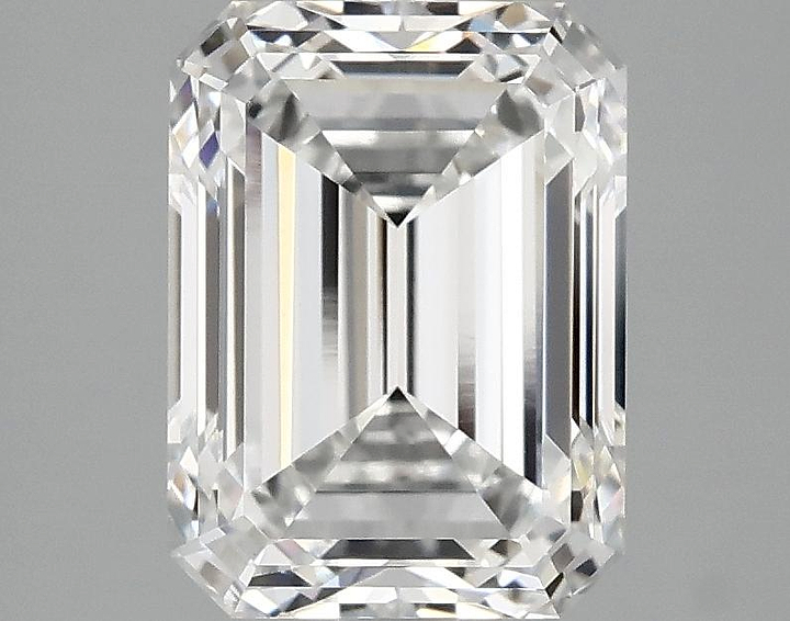 2.98 Carat Emerald Shaped Excellent Cut VVS2 IGI Certified Lab Grown Diamond