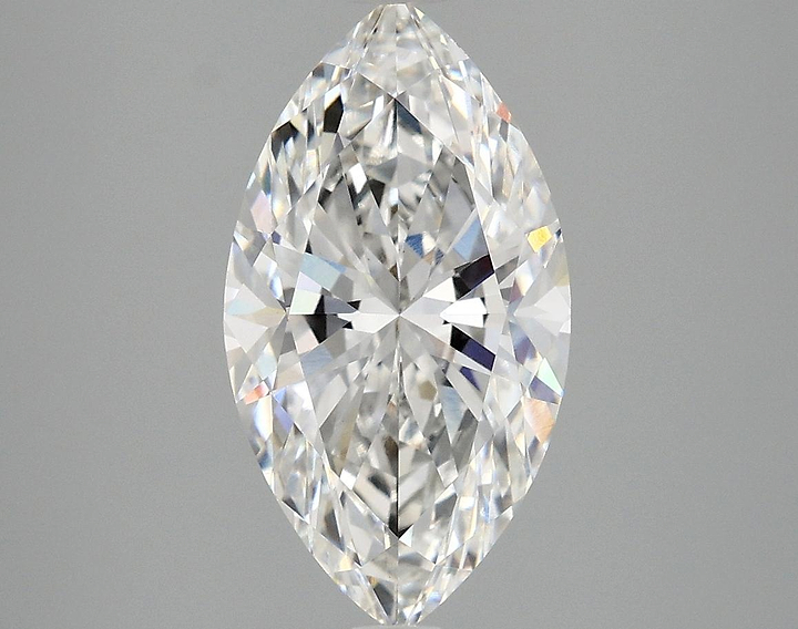 2.87 Carat Marquise Shaped Excellent Cut VS1 IGI Certified Lab Grown Diamond