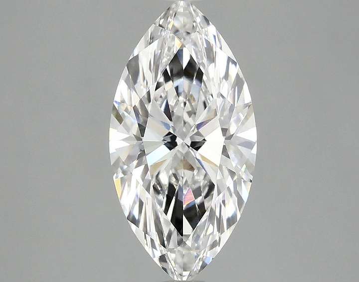2.35 Carat Marquise Shaped Ideal Cut VS1 IGI Certified Lab Grown Diamond