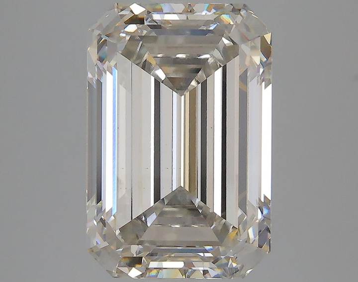 6.16 Carat Emerald Shaped Ideal Cut VVS2 IGI Certified Lab Grown Diamond