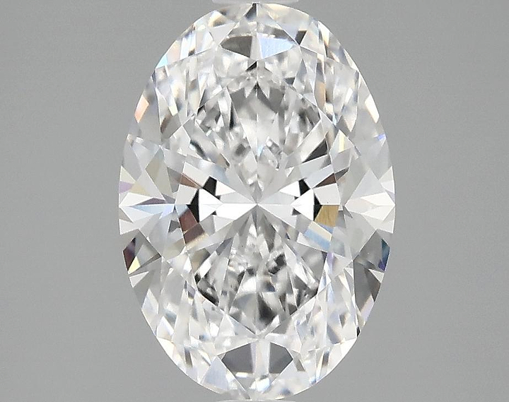 2.1 Carat Oval Shaped Ideal Cut VVS2 IGI Certified Lab Grown Diamond